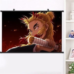 Poster Demon Slayer Pilier de la Flamme