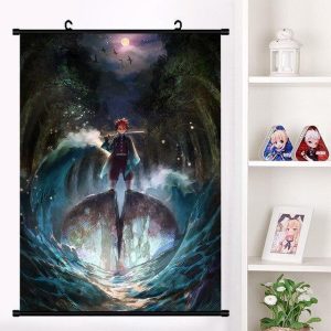 Poster Demon Slayer Rocher de Urokodaki