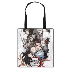 Tote Bag Demon Slayer Kimetsu no Yaiba Personnages Anime