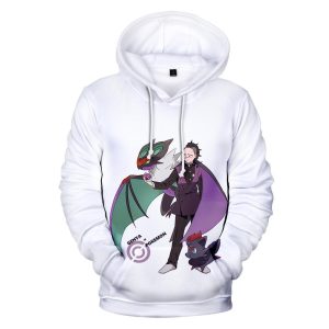 Sweat Demon Slayer Genya x Pokemon Kimetsu No Yaiba Merch