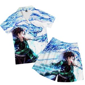 Pyjama Demon Slayer Tanjiro Souffle de l'Eau